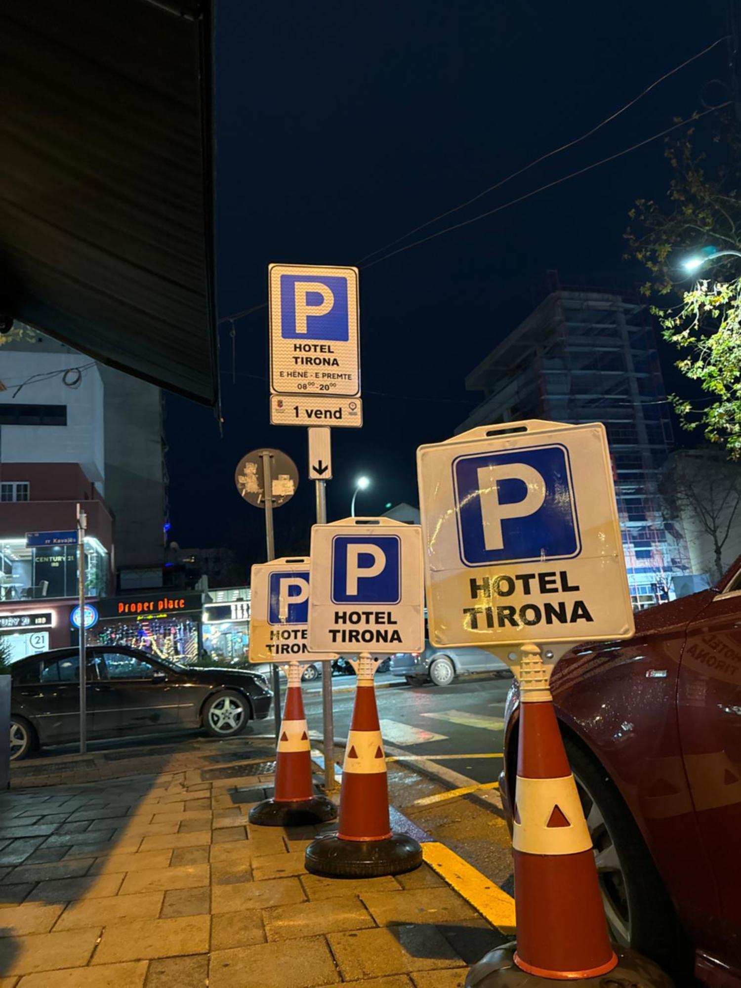 Hotel Tirona Tirana Eksteriør billede